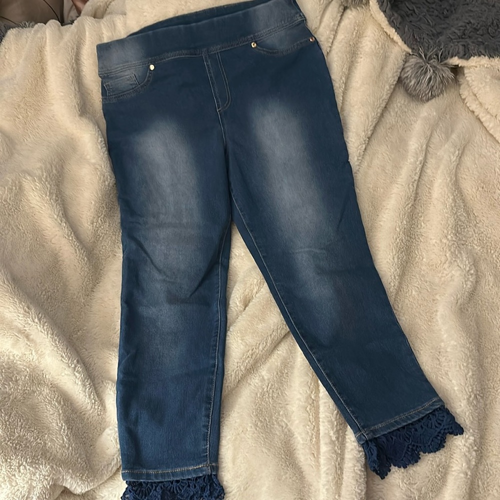 THALIA SODI STRETCH WAIST JEANS NEW SZ XL